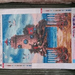 Diamond Art-Lighthouse on Ocean